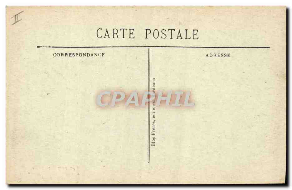 CPA Luz Interieur de l'eglise des templiers  — Rückseite