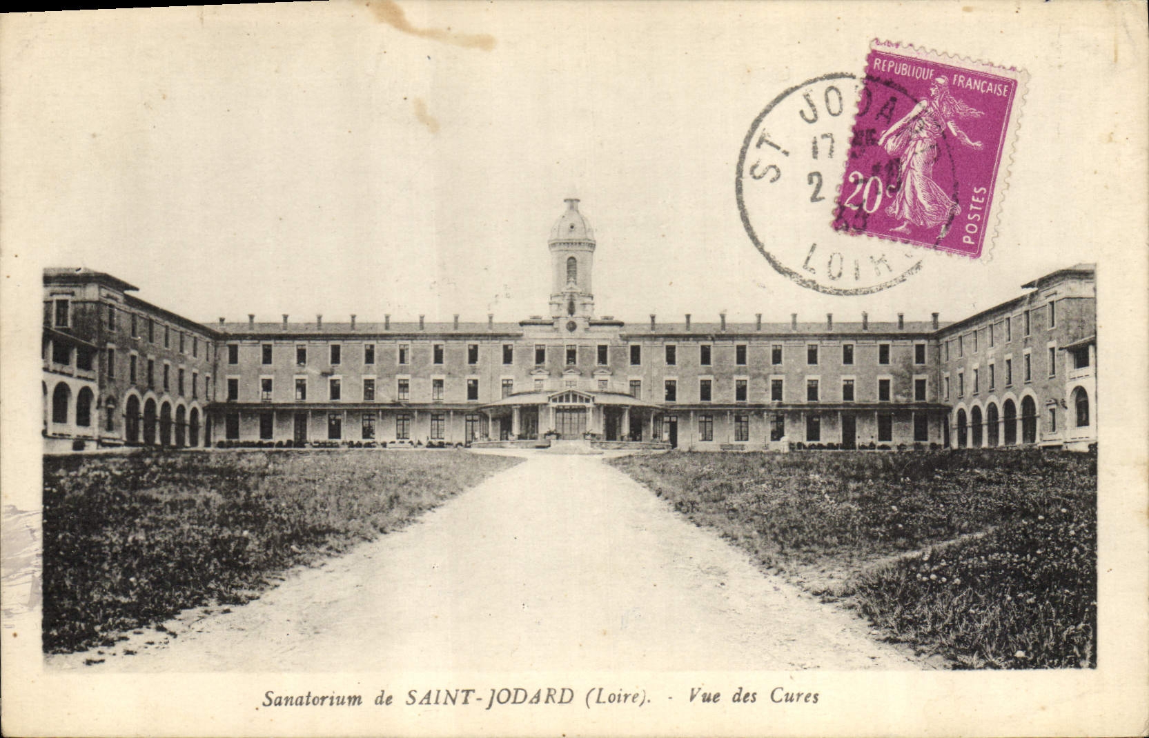 CPA Sanatorium de Saint Jodard Vue Des Cures