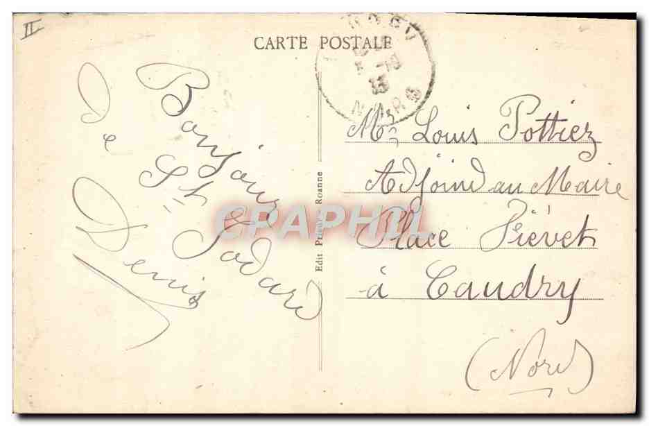 CPA Sanatorium de Saint Jodard Vue Des Cures — Rückseite