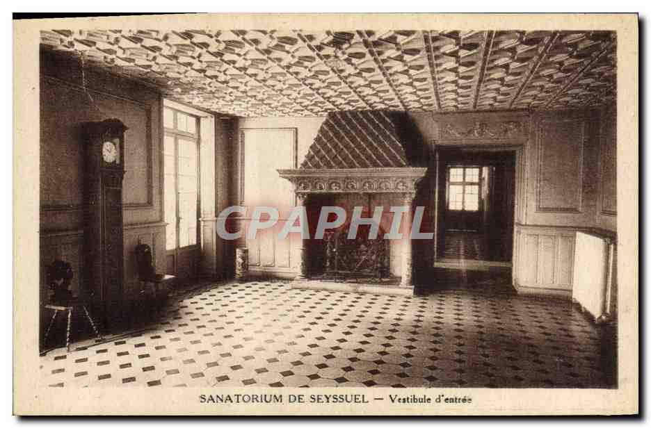 CPA Sanatorium De Seyssuel Vestibule d'entree
