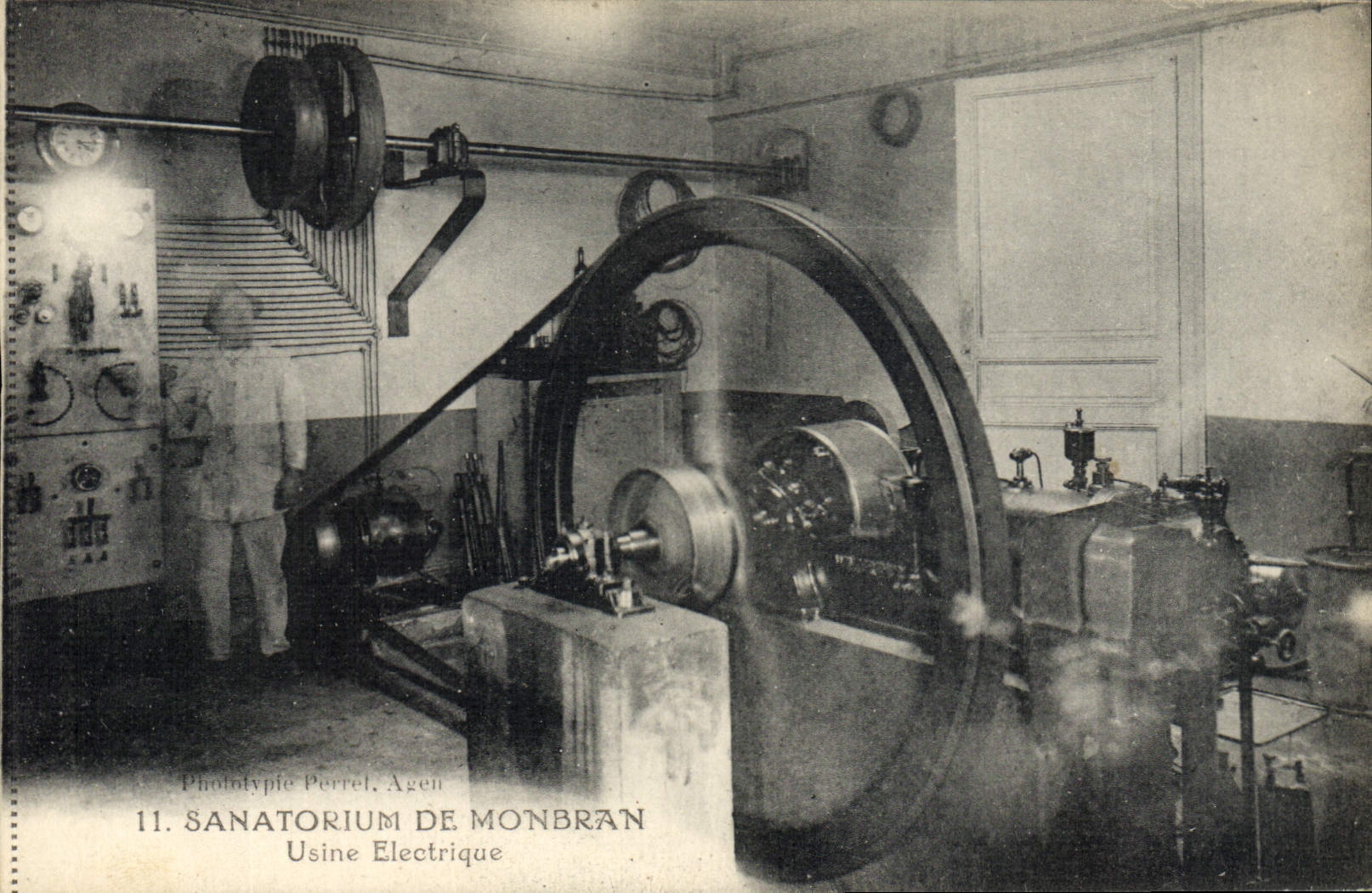 Sanatorium de Monbran — Usine Électrique — Phototypie Perrel, Agen