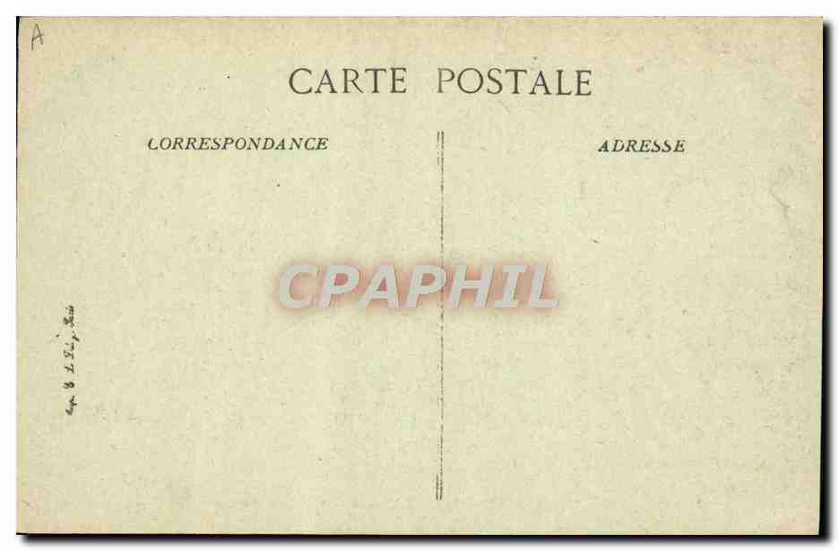 Sanatorium d'Ormesson (S.-et-O.) — Un Dortoir — Édition G. B. — Verso