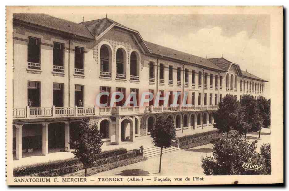 CPA Sanatorium de Parigne Facade vue de l'Est