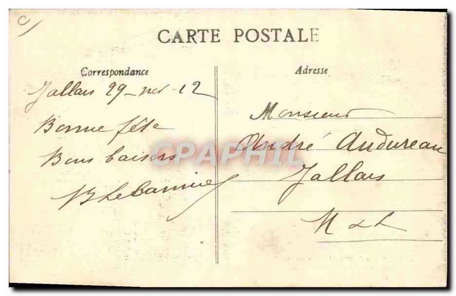 Saumur — École d'Application de Cavalerie — Sauteurs en liberté (Courbette) — Robin, Edit., Saumur — Reverso