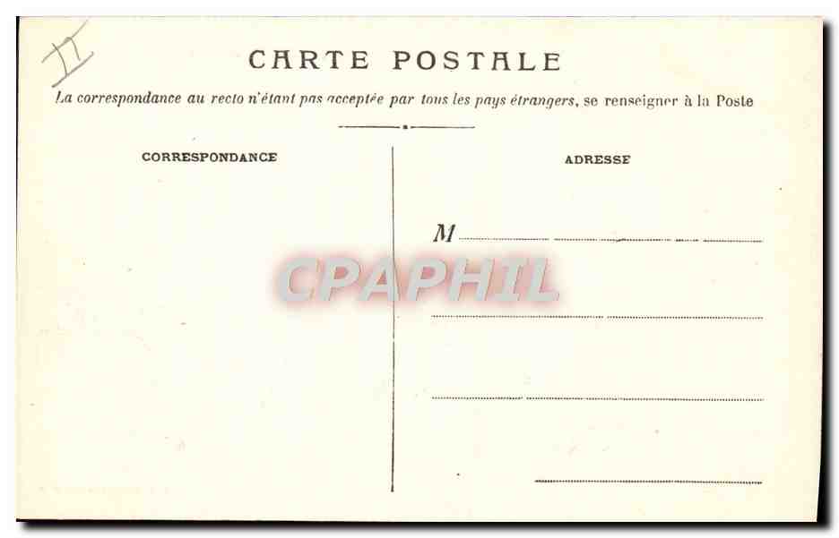 CPA Cheval Equitation Hippisme Chute banquette du Breil — Verso