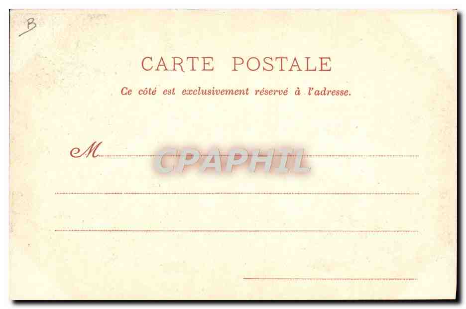 Saumur — Carrousel d'Officiers — Salut final — Extrait de l'Album d'Équitation de l'École de Cavalerie — Éditeurs C. Charier, Saumur — Royer et Cie, Nancy — Verso