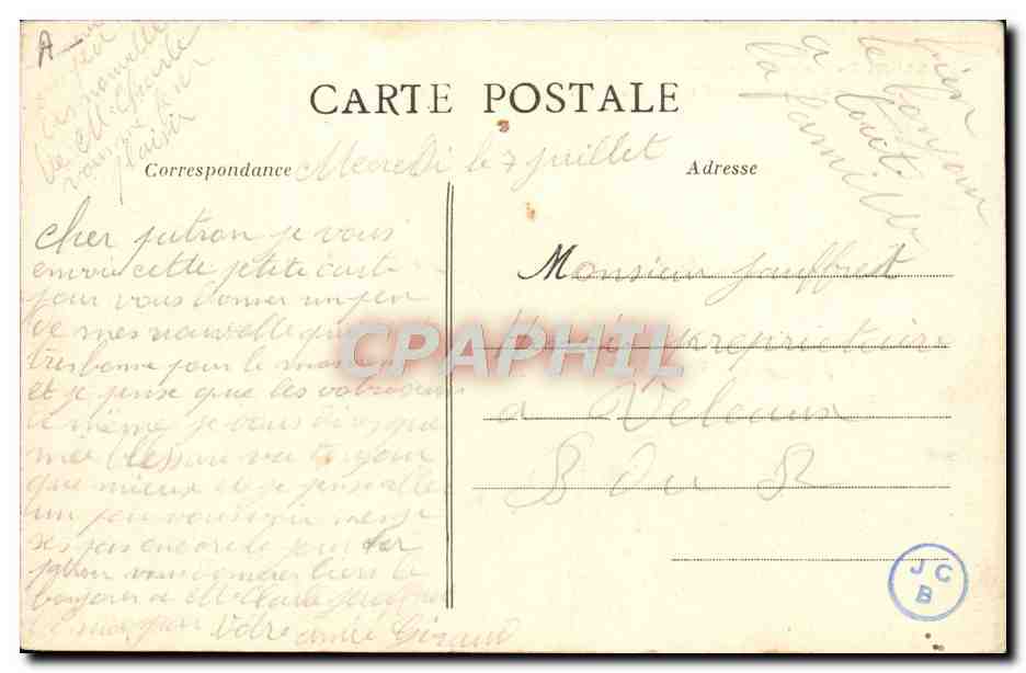 Saumur - École de Cavalerie - Saut du grand mur - Au Breil — Robit, Edit., Saumur — Reverso