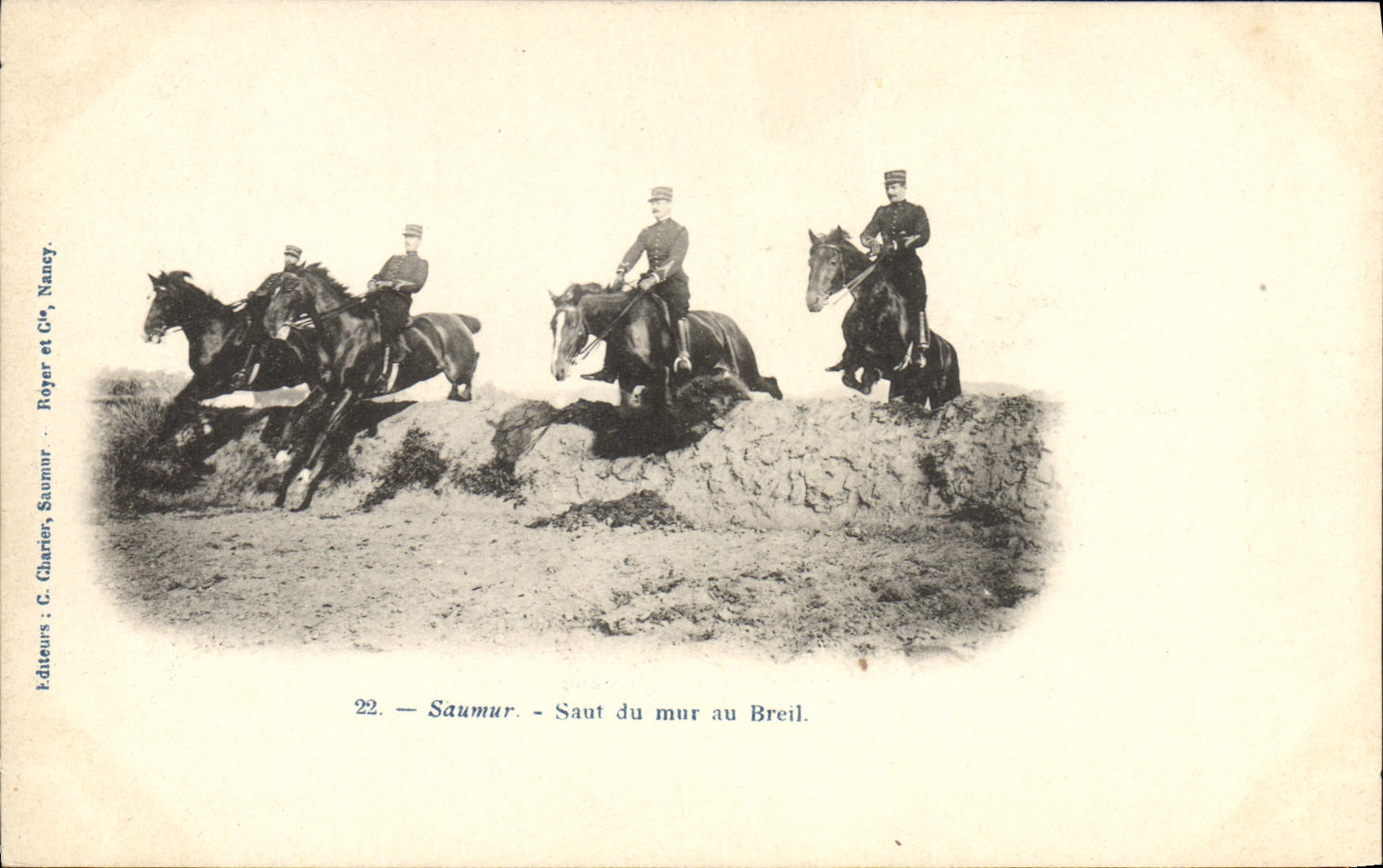 Saumur - Saut du mur au Breil — Éditeurs : Royer et Cie, Nancy