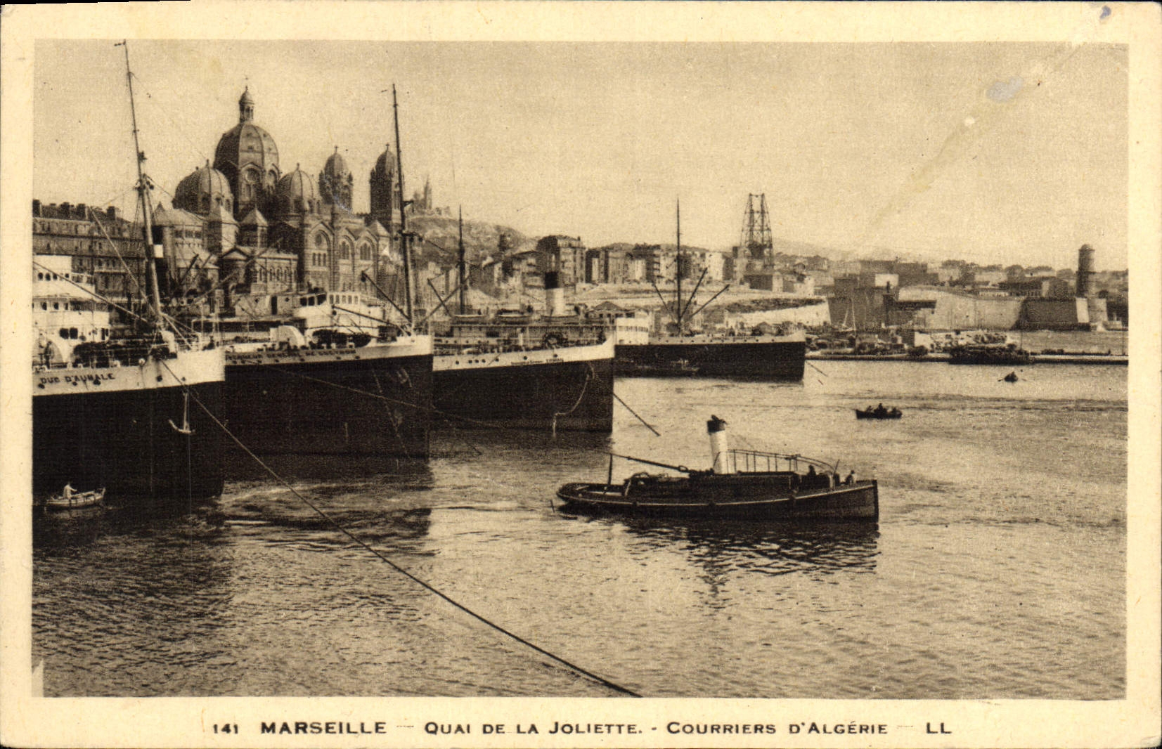 Marseille — Quai de la Joliette — Courriers d'Algérie — LL