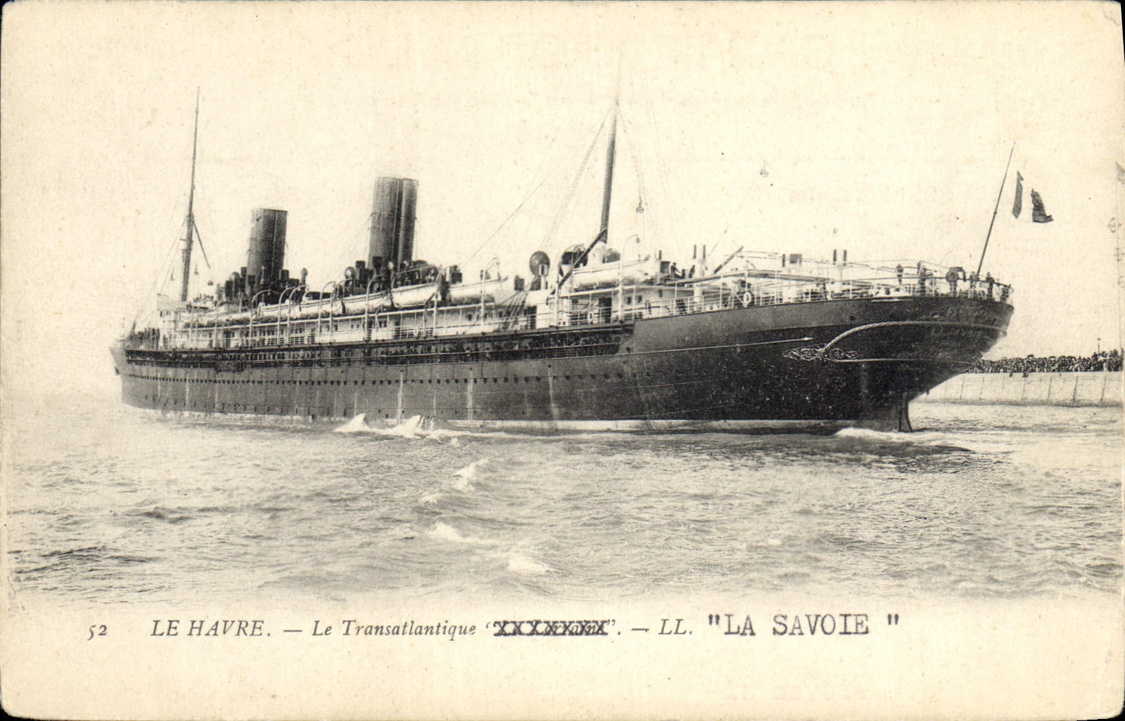 Le Havre — Le Transatlantique 'La Savoie' — LL. 'La Savoie'
