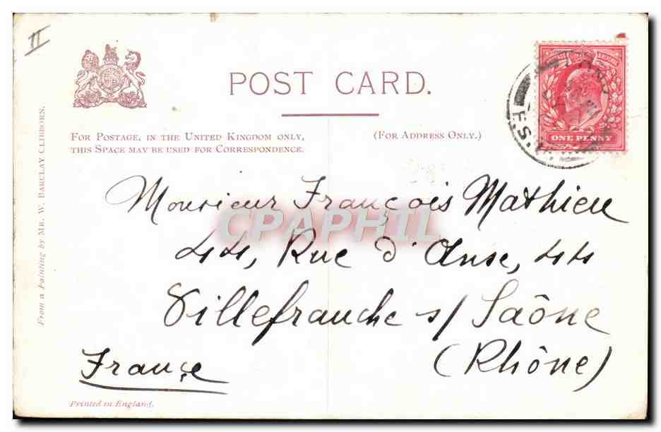 CPA Bateau SS Scotia  — Verso
