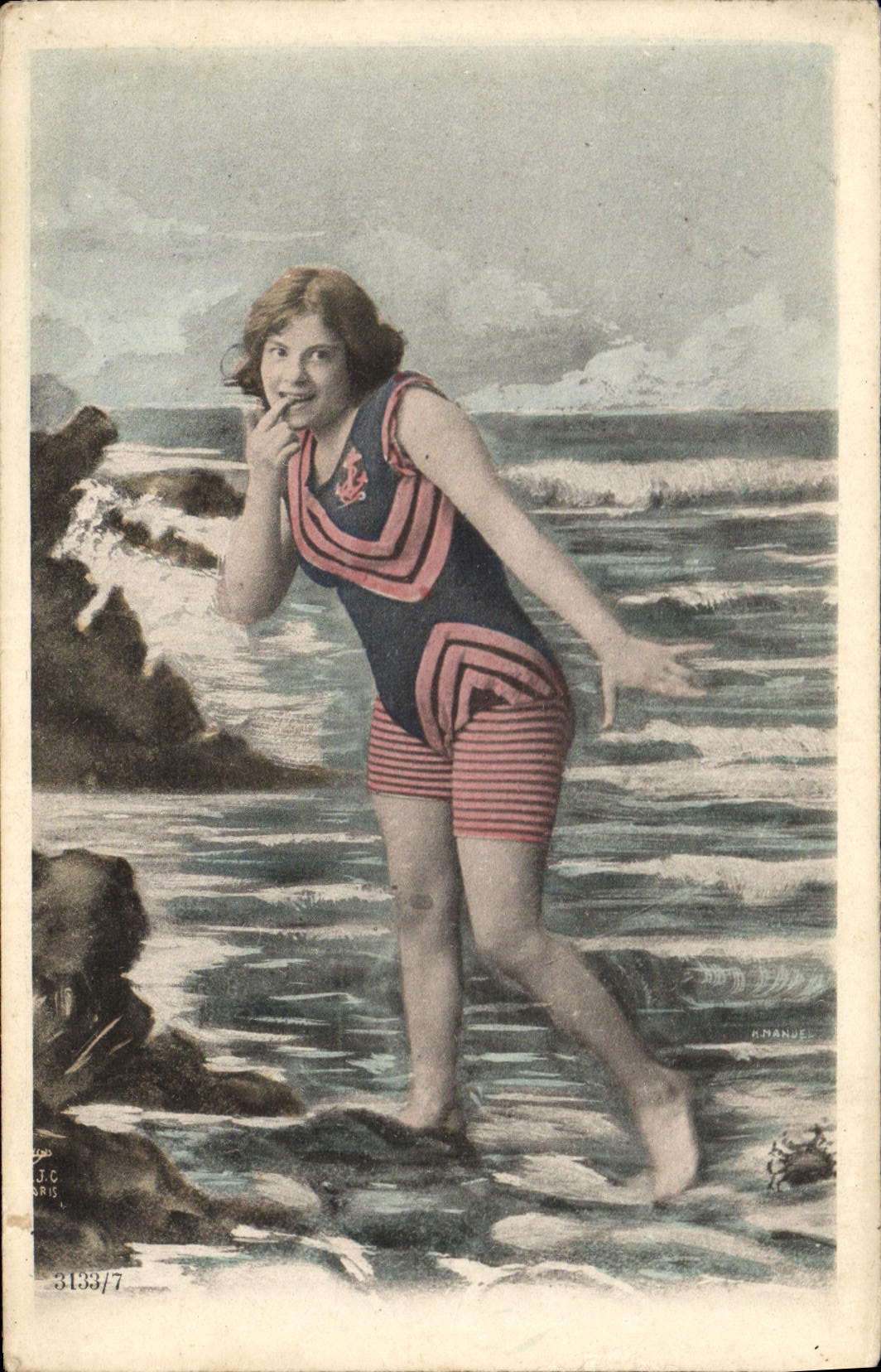 CPA Maillots de bains Femme 