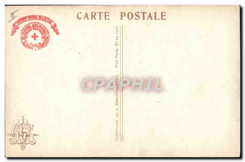 CPA Militaria Paris Musee de l'armee Aviatik allemand pris a Jonchery Bataille de la Marne — Rückseite