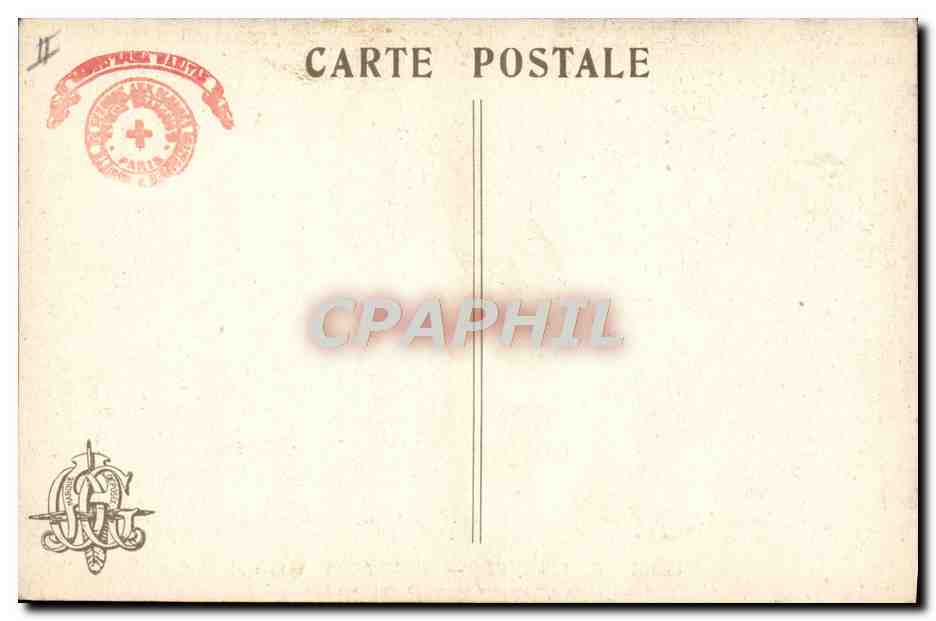 CPA Militaria Paris Musee de l'armee Aeroplane allemand pris a l'ennemi — Rückseite