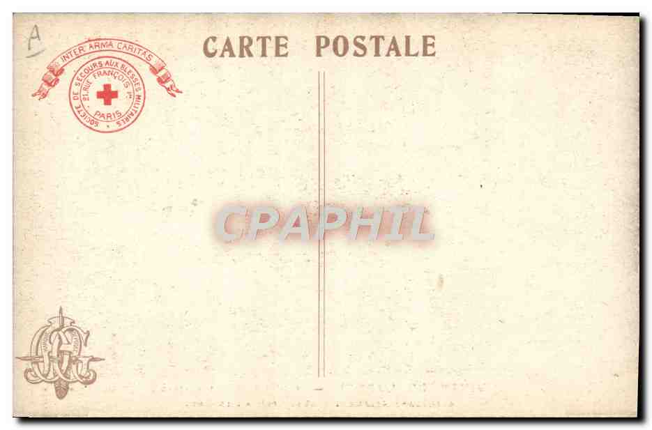 CPA Militaria Paris Musee de l'armee Aeroplane allemand pris a l'ennemi — Rückseite
