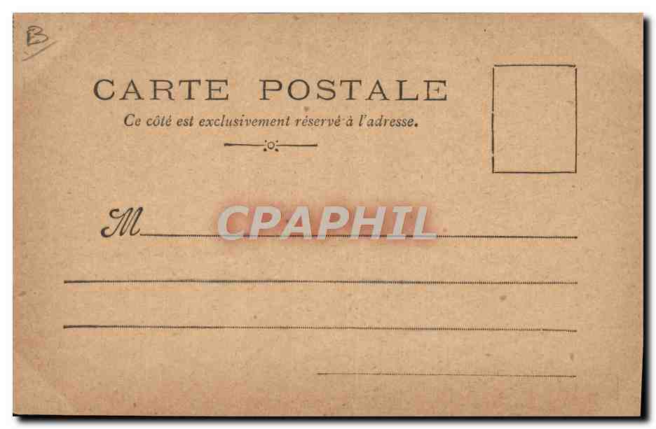CPA Fantaisie Illustrateur Petits metiers de la rue Hommes sandwichs  — Rückseite