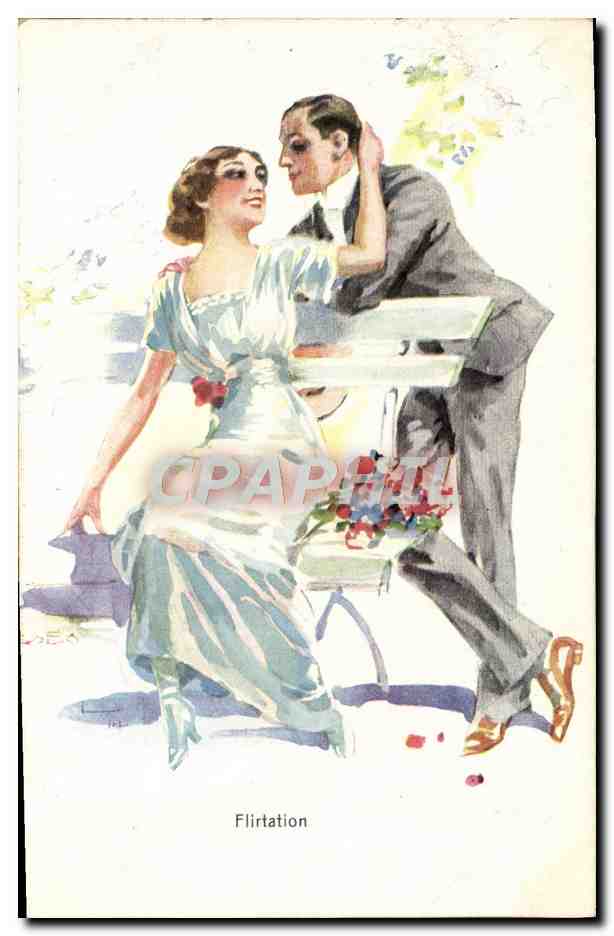 Flirtation — scène de couple — W+S+S B 1326 Import