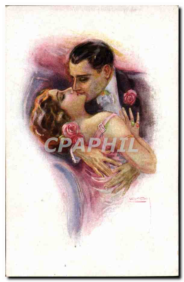CPA Fantaisie Illustrateur Femme