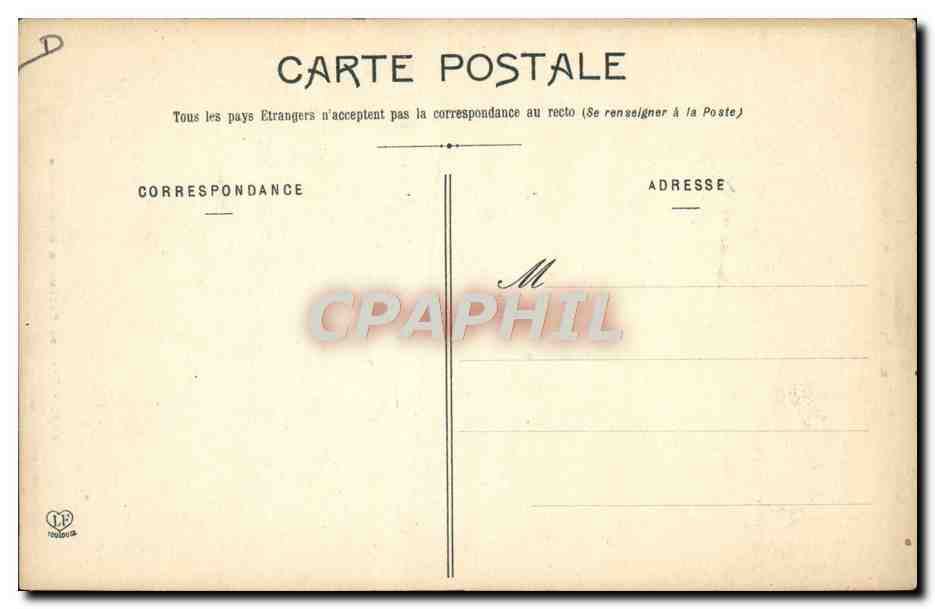 CPA Folklore Pyrenees Type de faucheur montagnard — Rückseite