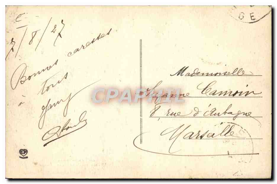 CPA Folklore Types de montagnardes Pyrenees Ane Mule TOP — Verso