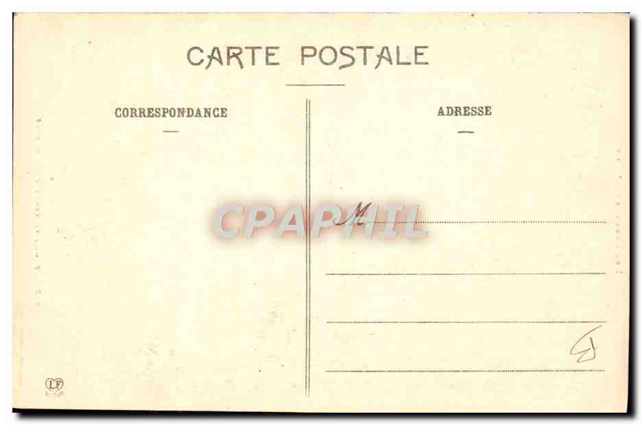 CPA Folklore Pyrenees Femme se rendant au marche Ane Mule — Verso