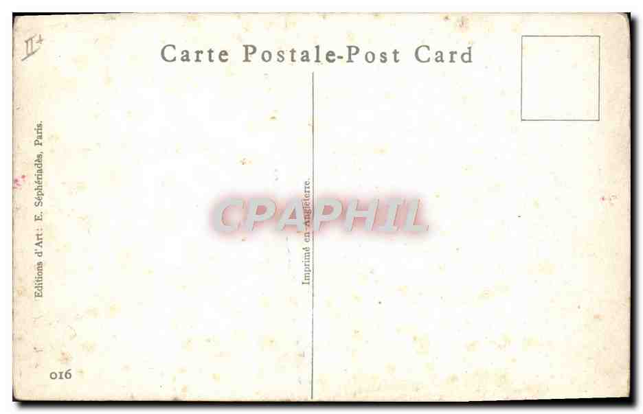 CPA Fantaisie Illustrateur Enfant Jeu de cartes  — Rückseite