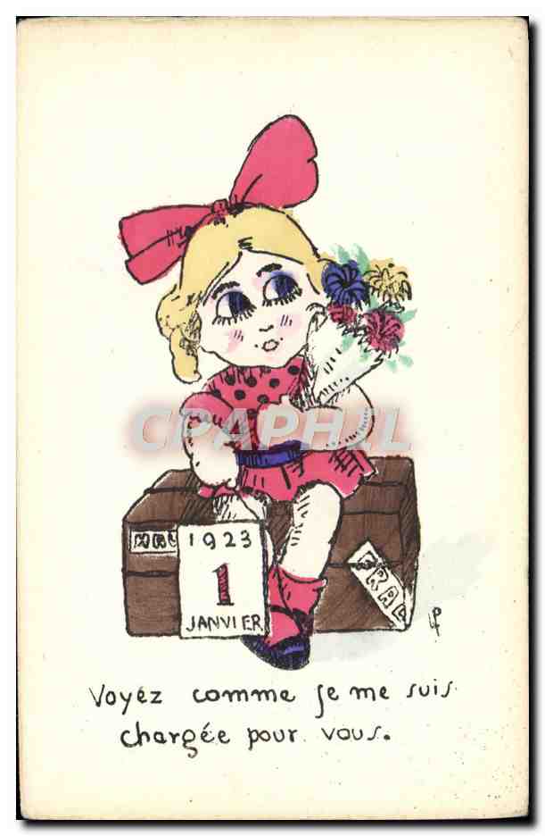 CPA Fantaisie Illustrateur Enfant