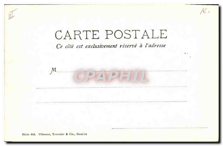 CPA Fantaisie Illustrateur Femme  — Rückseite