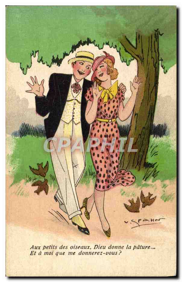 CPA Fantaisie Illustrateur Femme Spahn