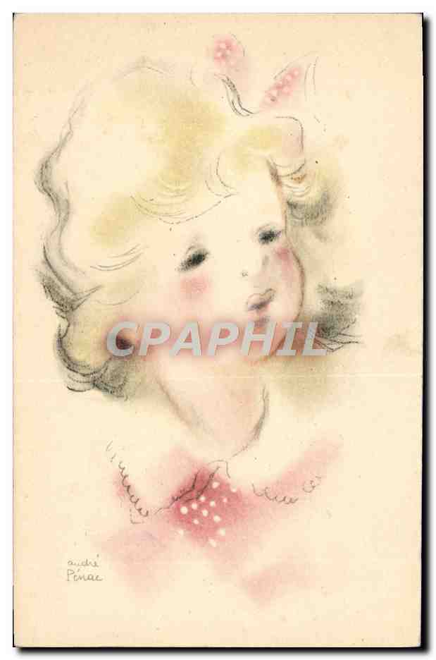 CPA Fantaisie Illustrateur Enfant Audre Penac 