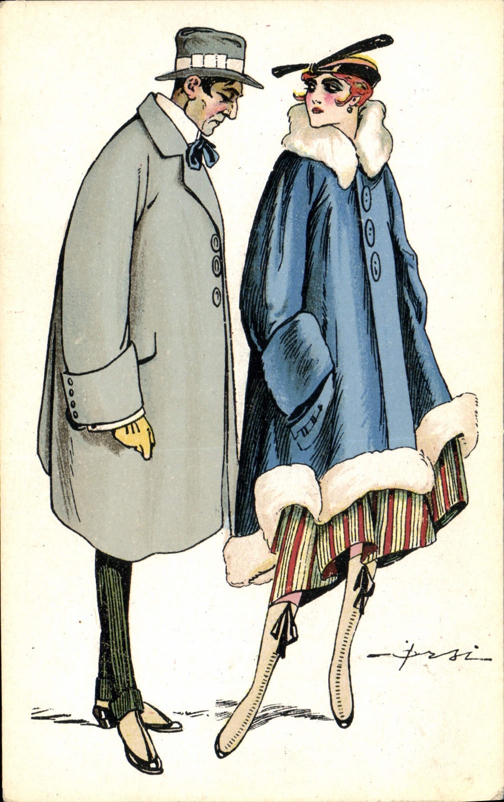 CPA Fantaisie Illustrateur Femme 