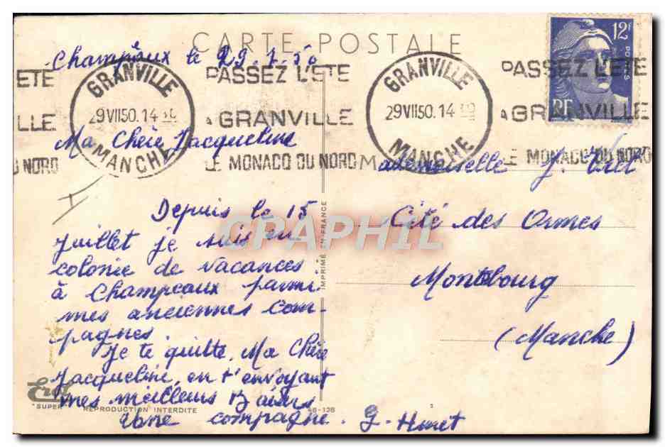 CPA Fantaisie Illustrateur Enfant — Rückseite