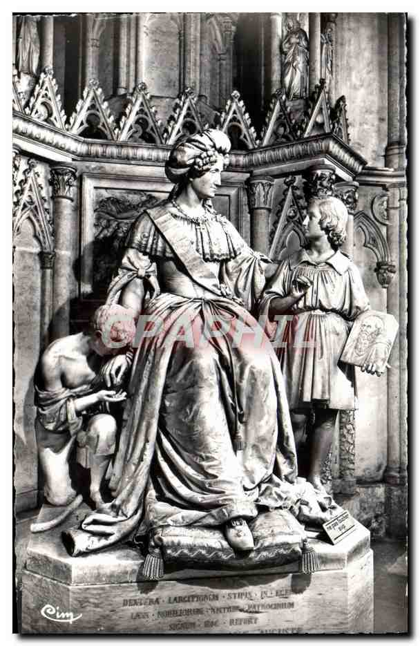 CPA Abbaye d'Hautecombe Marie Christine Statue de Giovanni Albertoni