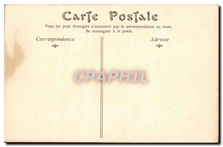 CPA Blois Galerie Inferieure de L'Hotel L'Ailluye — Verso