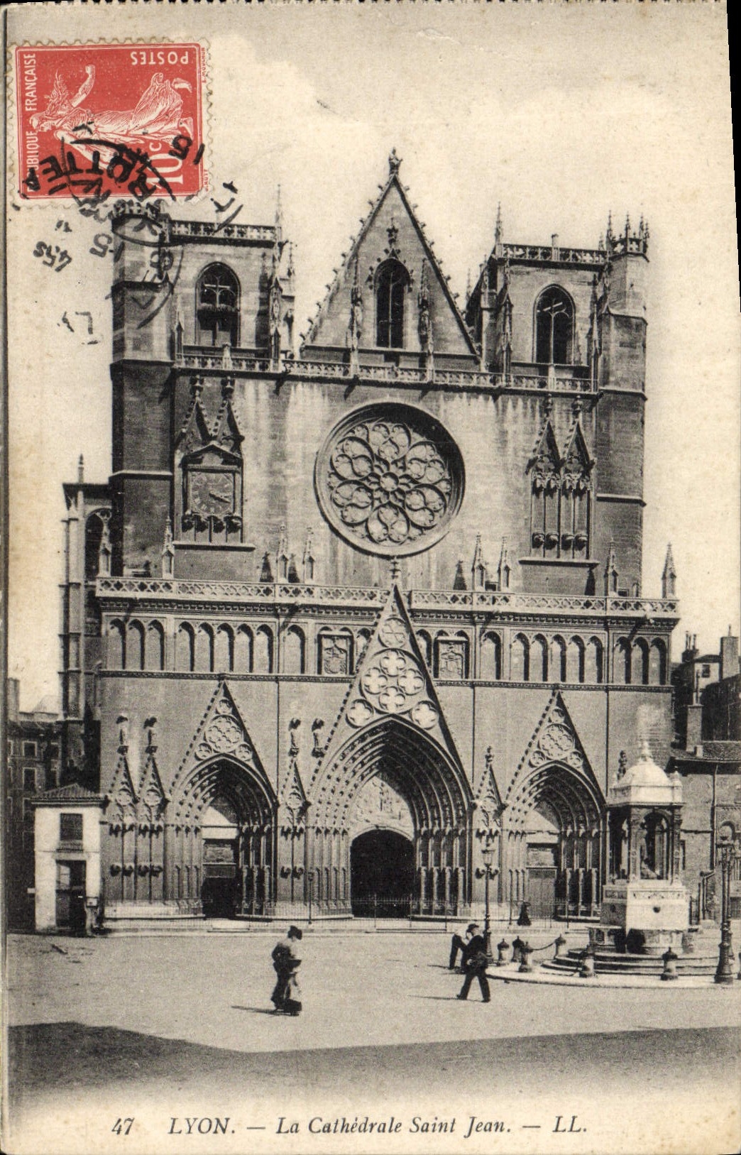 LYON — La Cathédrale Saint Jean — LL. — Éditeur LL, n° 47