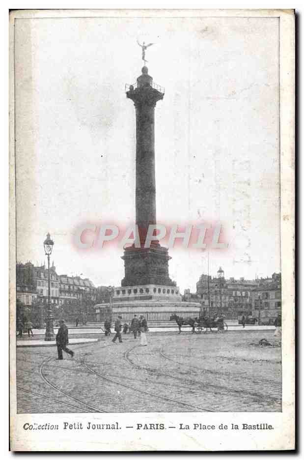 CPA Paris La Place de la Bastille