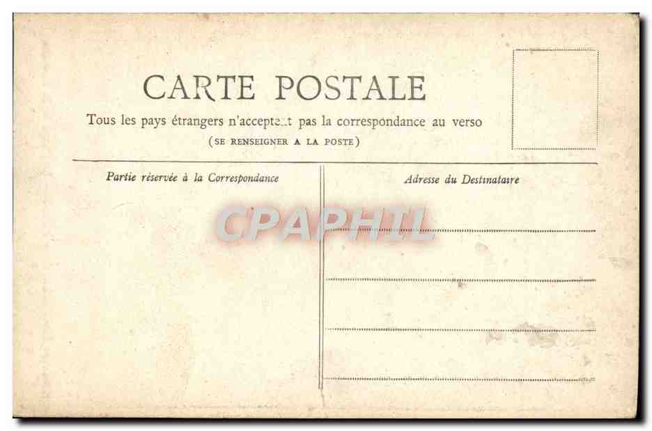 CPA Paris La Place de la Bastille — Rückseite