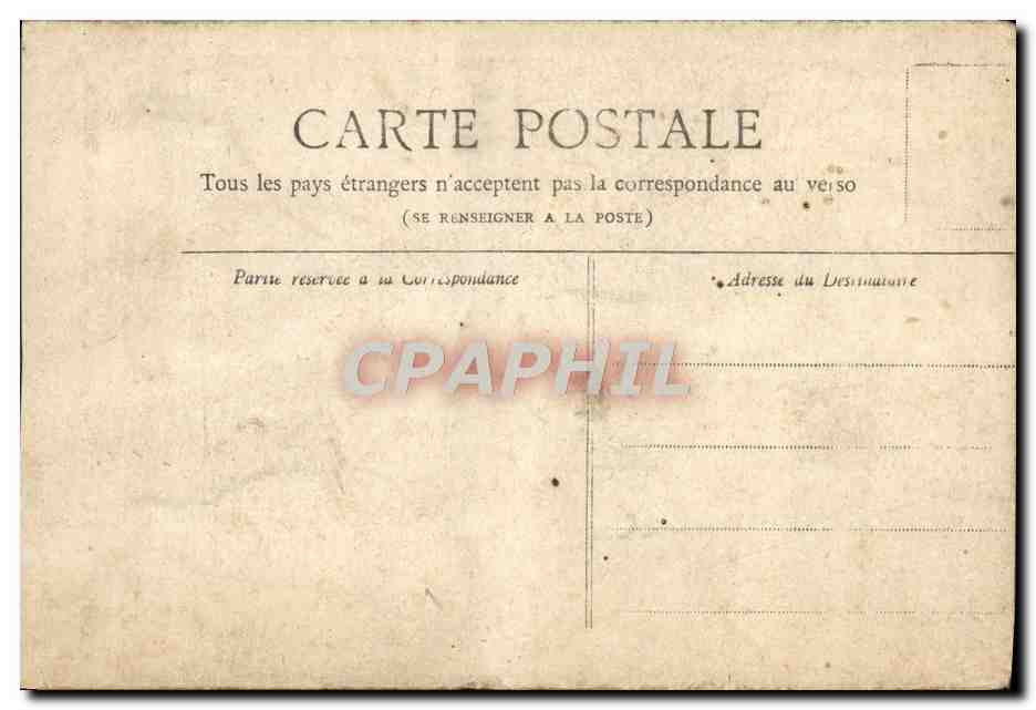CPA Paris Eglise de la Trinite — Rückseite