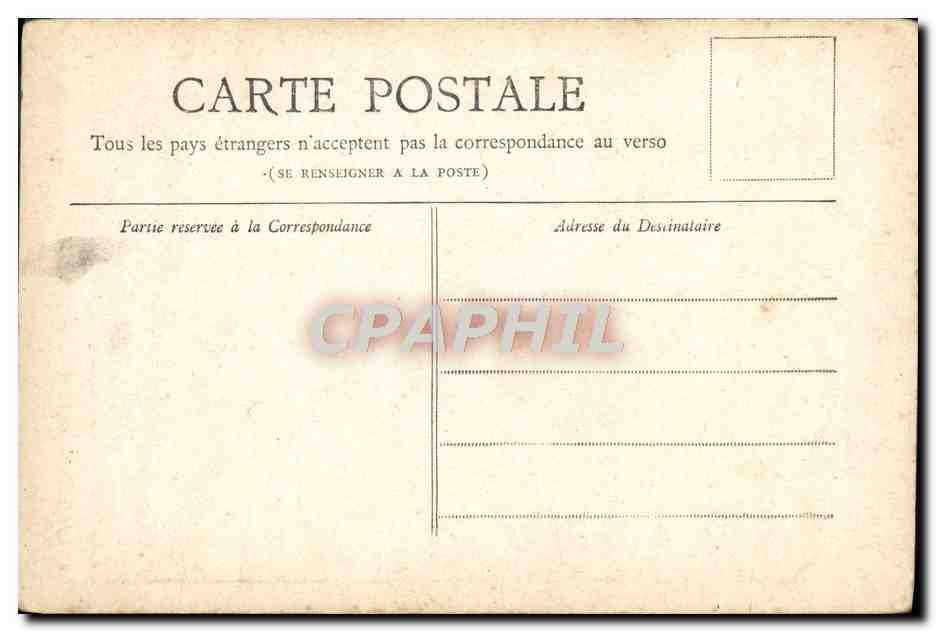 CPA Paris La Porte Saint Denis — Verso