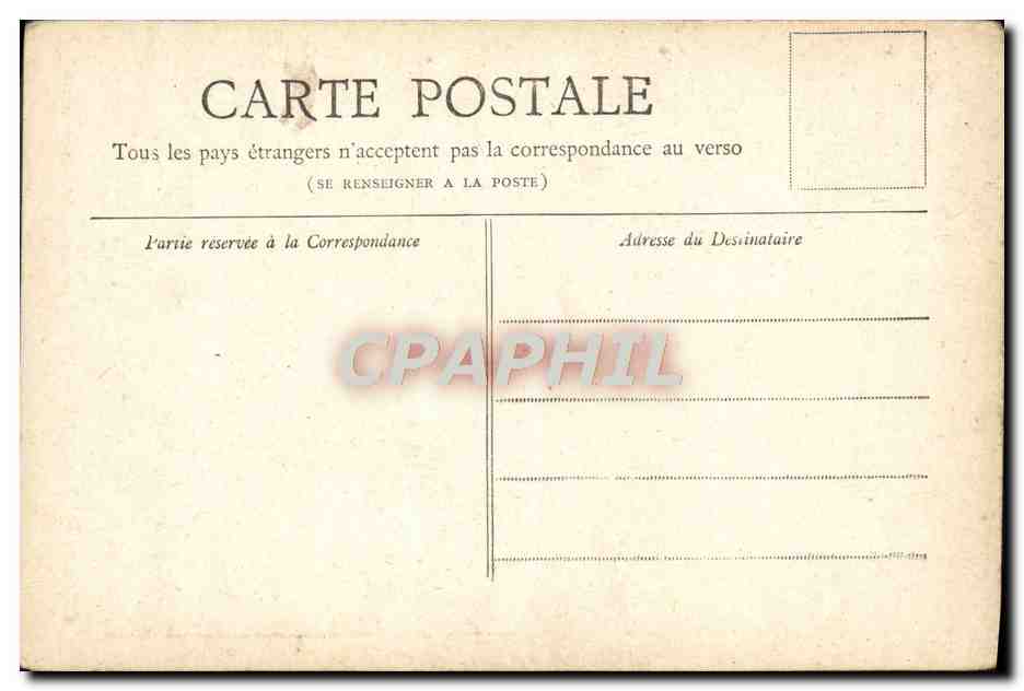 CPA Paris La Porte Saint Denis — Verso