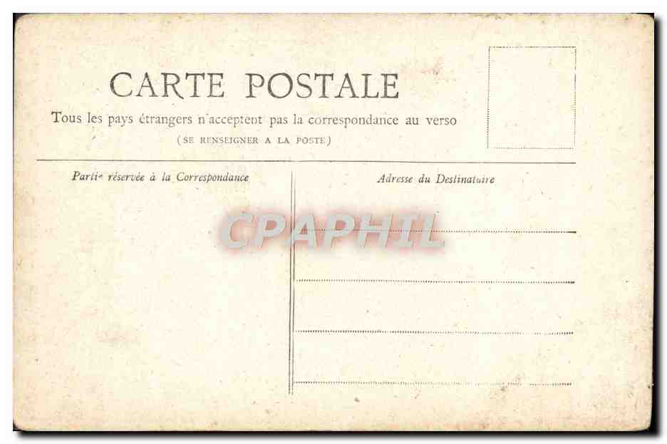CPA Paris Eglise Saint Augustin — Verso
