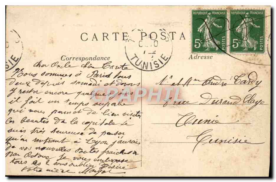 CPA Paris La Conciergerie Bateau Peniche  — Rückseite