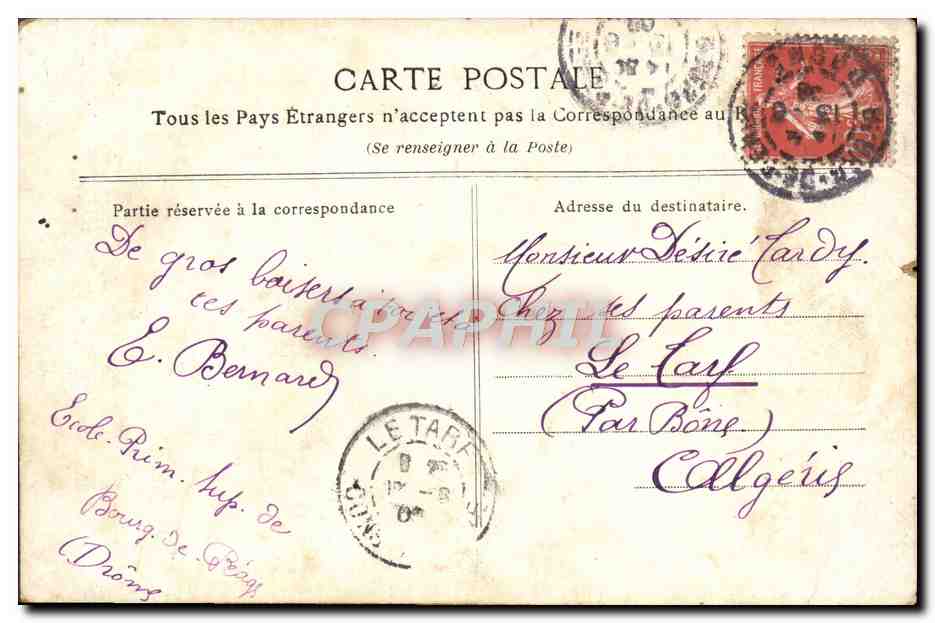 CPA Fantaisie Fleurs Bouton d'or  — Verso