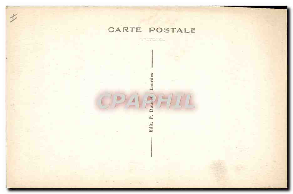 CPA Luz Eglise Des Templiers — Verso