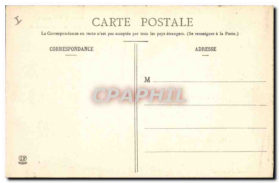 CPA Les Hautes Pyrenees Luz Eglise des Templiers — Verso