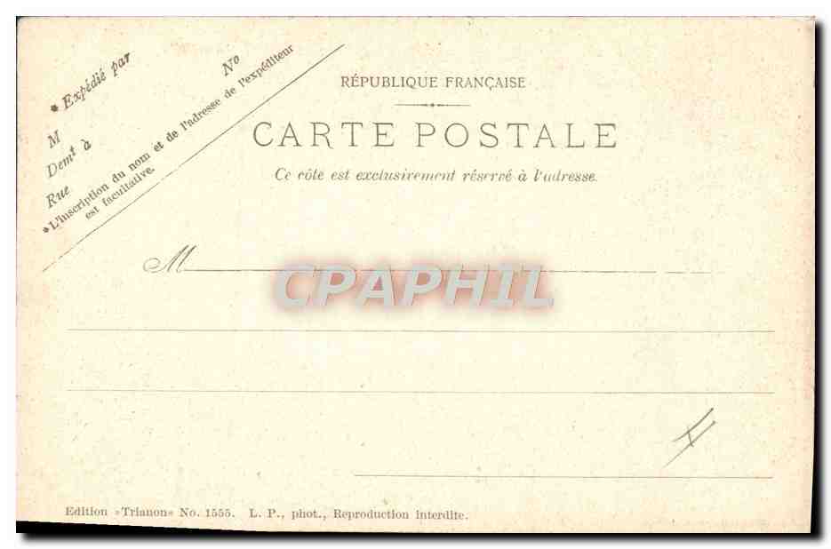CPA Saint Louis Rend La Justice Paris Pantheon Alexandre Cabanel  — Rückseite