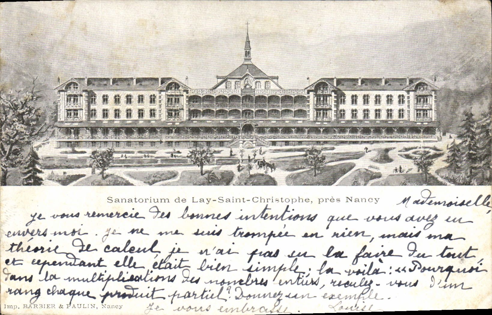 CPA Sanatorium de Lay Saint Christophe pres Nancy