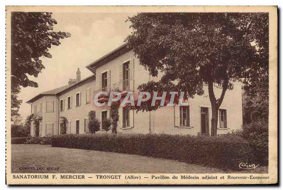 CPA Sanatorium F Mercier Tronget Pavillon du medecin adjoint et receveur Econome