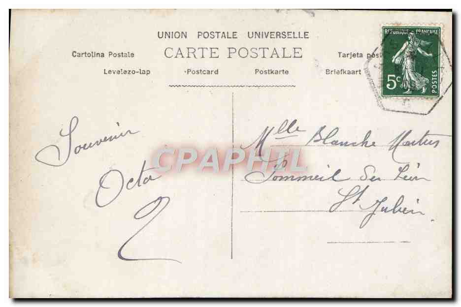 CPA Infirmiere Croix Rouge  — Back