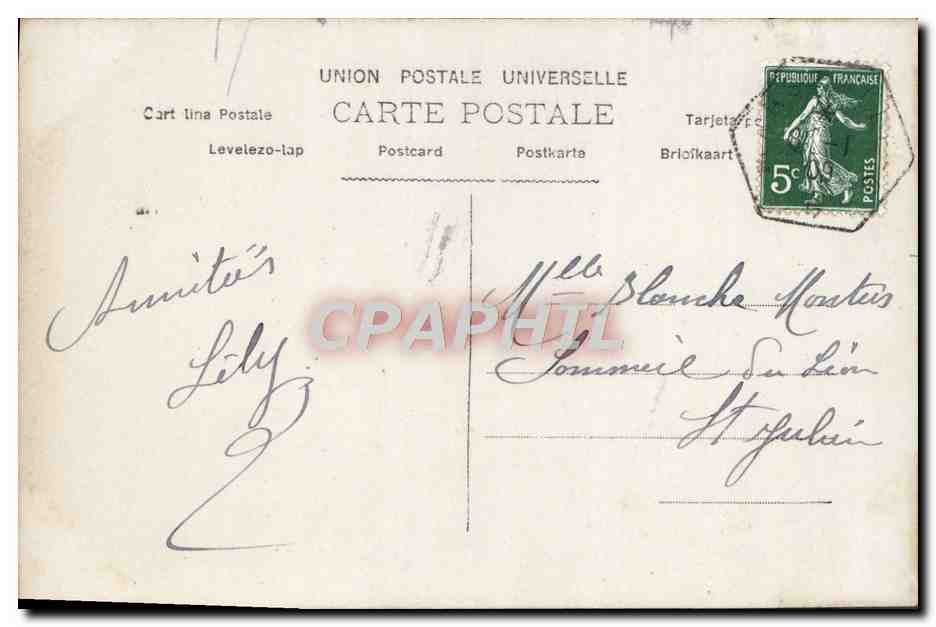 CPA Infirmiere Croix Rouge Soldat Militaria — Back